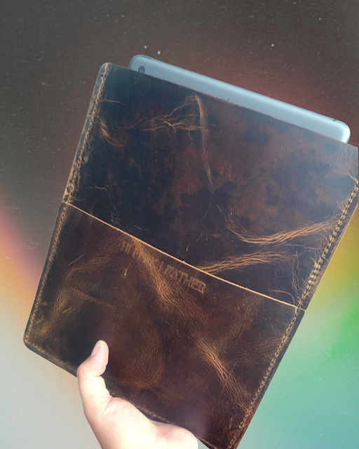 Distressed Brown Ipad Case - Image 2