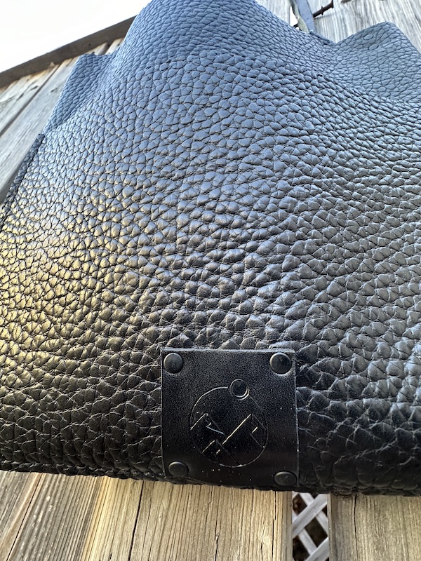 Black Pebbled Mini Tote